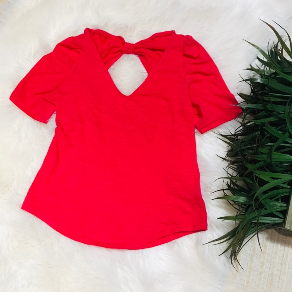 Anthropologie Top Meadow Rue EUC Sz Small Red
